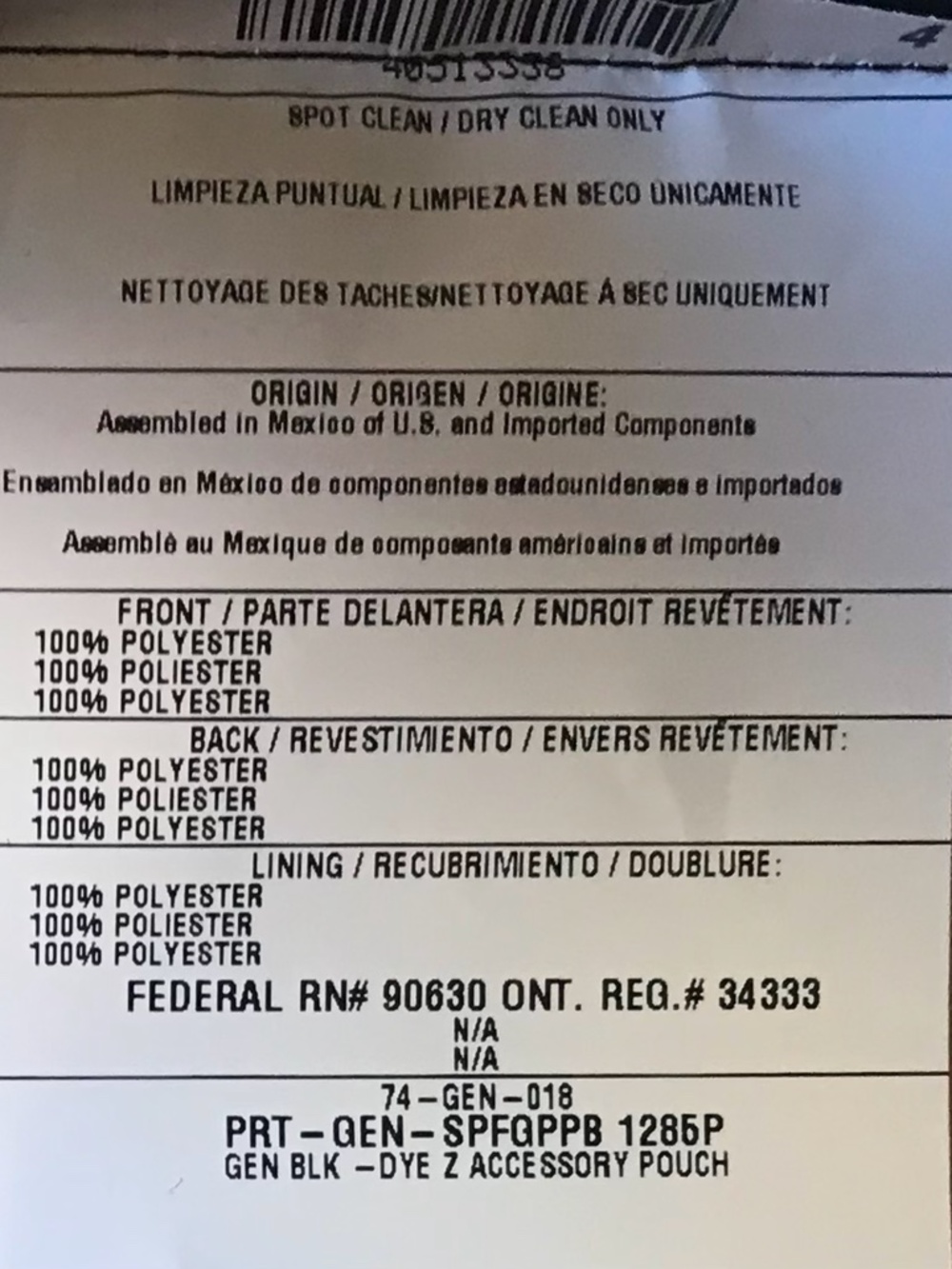 Virgin Mary / Mother Mary / Madonna Cosmetic Rosary Pouch Confirmation Gift - Picture 5 of 6